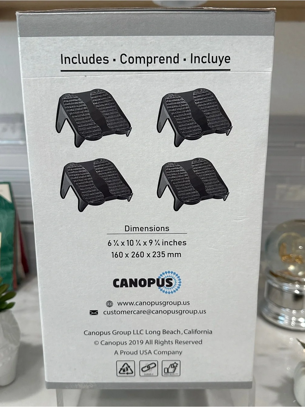 CANOPUS Shoe Stackers Space-Saving Organizer 4-Piece Set NIB